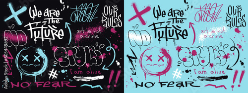 Graffiti wall concept