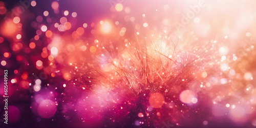 Soft focus dreamy pastel color background with copy space  light particles  sparks  blur