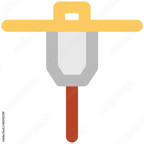 Gimlet machine bold line icon design 