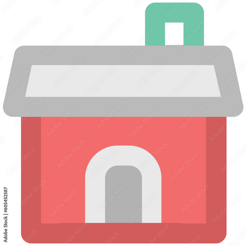 Icon of a home bold line design Icon of a home bold line design