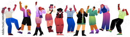 Group of happy people