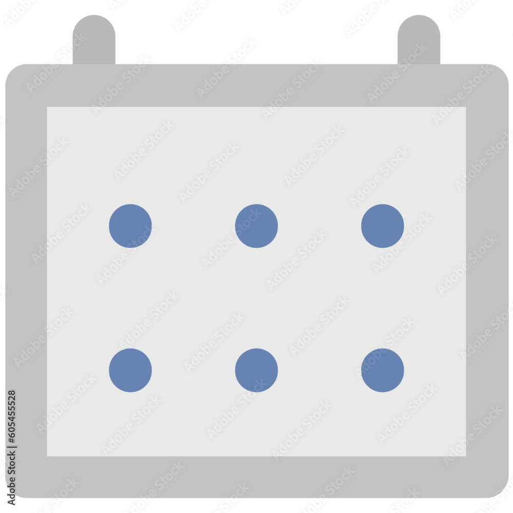 A fine line icon of a calculator 