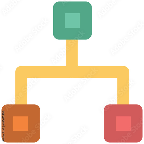 An icon of geometrical design bold line design 