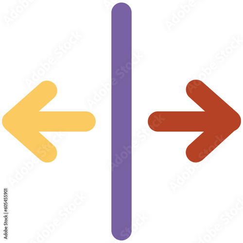 An icon of geometrical design bold line design 