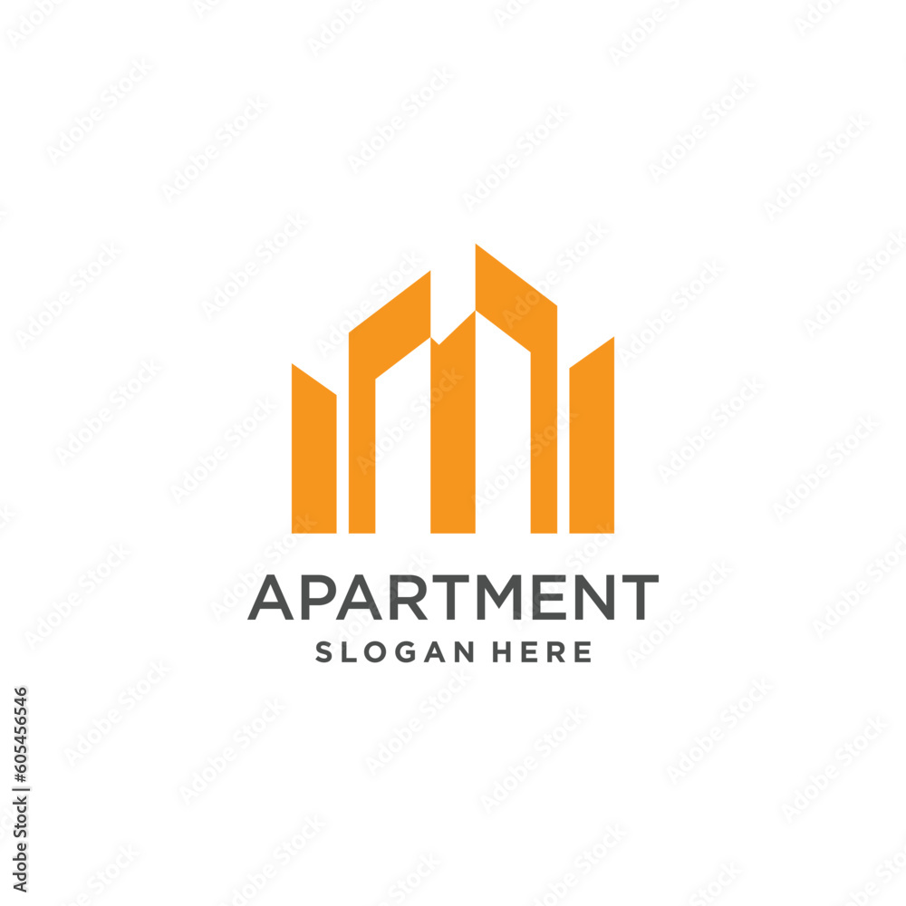 Building logo idea with modern premium concept Building logo idea with modern premium concept