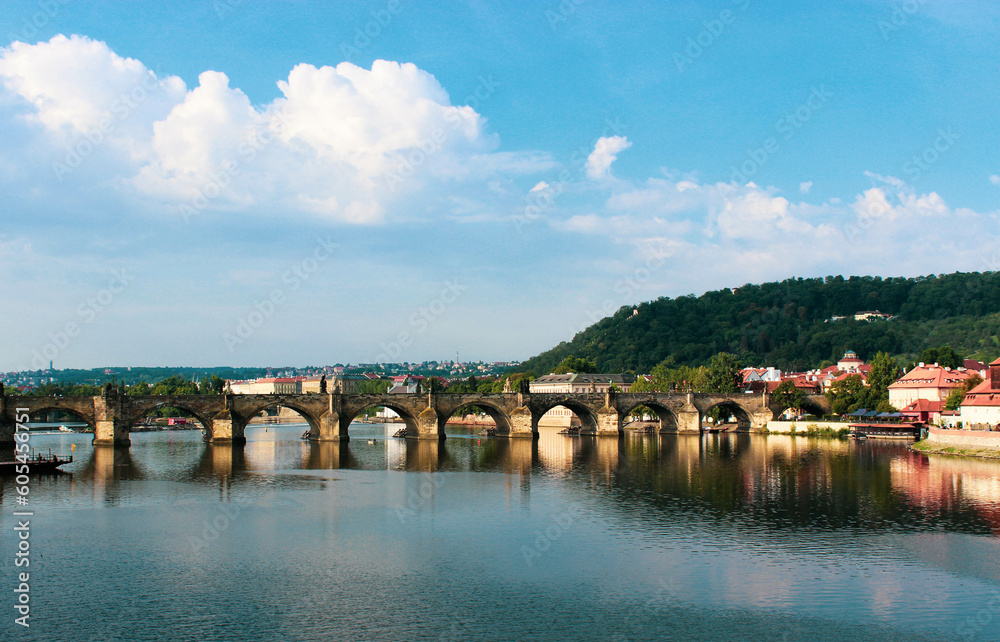 The Charlie Bridge in Prague, Czech Republic