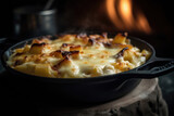 Alpine Delicacy: Exploring the Irresistible Flavors of French Tartiflette - Generative AI
