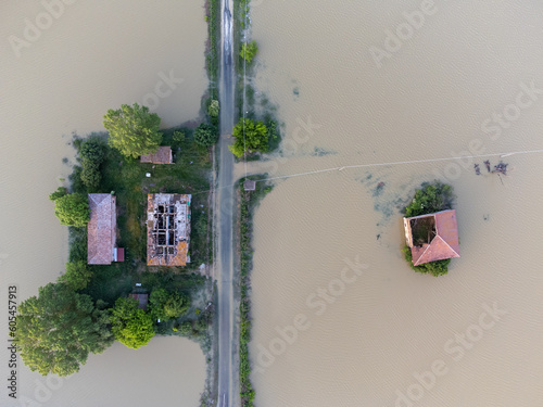 Flood in Emilia Romagna Italy