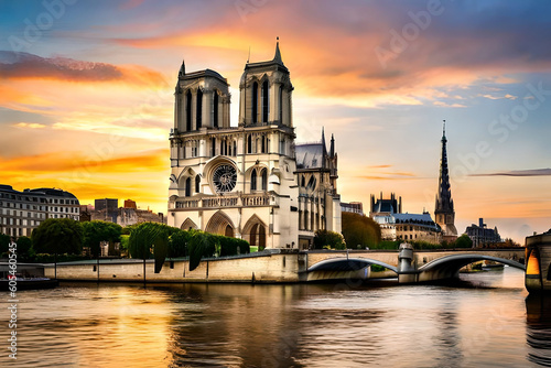 Views of Notre Dame Cathedral from the River