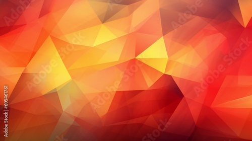 Orange and Warm Colored Geometric Pattern
