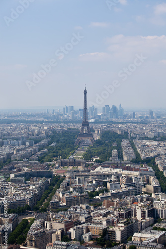 Panorama of Paris with the Eiffel Tower © dragan1956