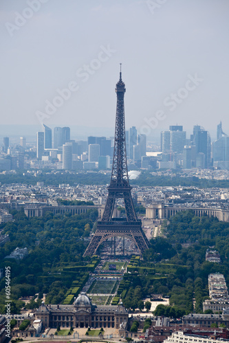Panorama of Paris with the Eiffel Tower © dragan1956