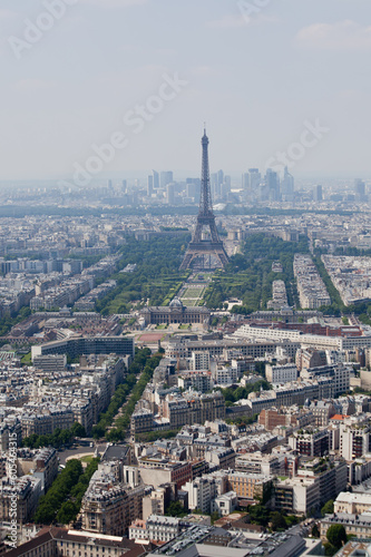 Panorama of Paris with the Eiffel Tower
