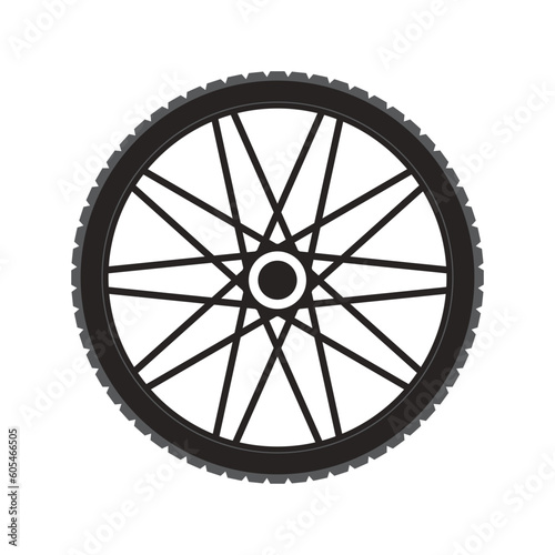 bicycle wheel icon