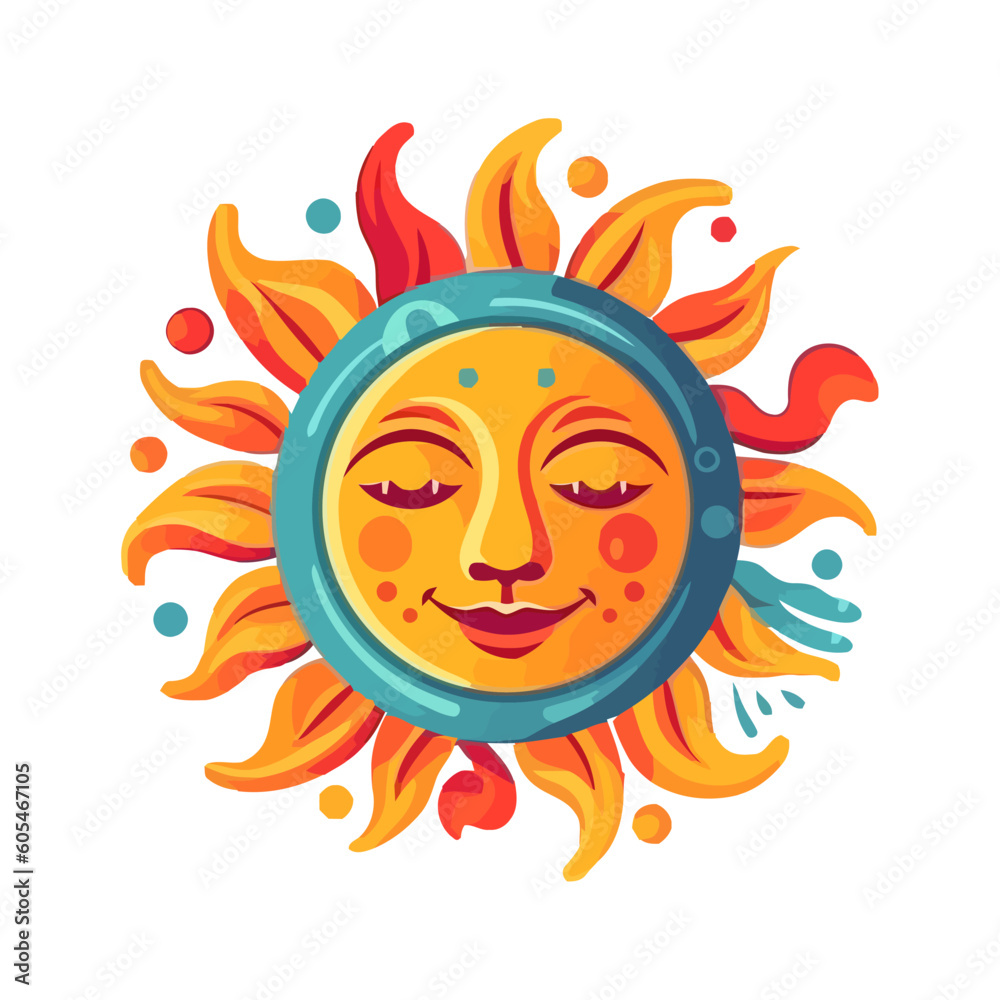 Bright yellow sun ball brings summer fun Bright yellow sun ball brings summer fun