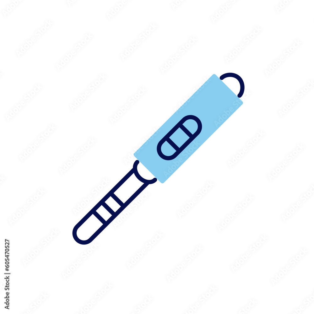 Pregnancy Test related vector line icon. Isolated on white background. Vector illustration. Editable stroke Pregnancy Test related vector line icon. Isolated on white background. Vector illustration. Editable stroke