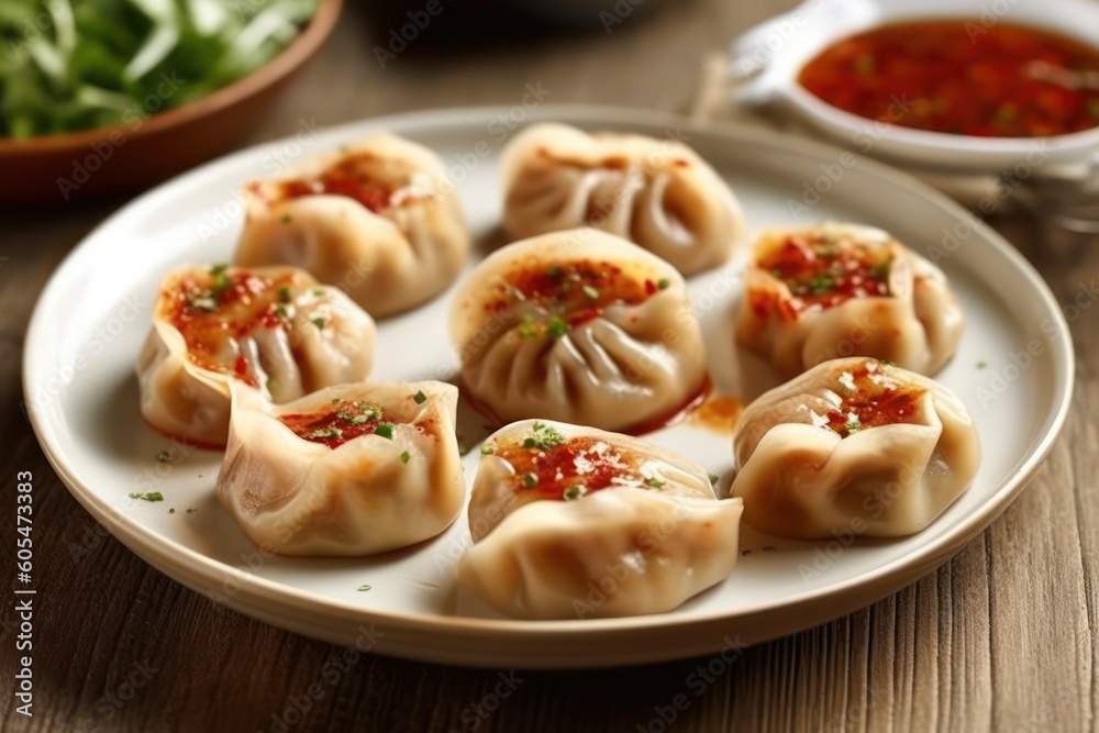 Mandu or mandoo are dumplings in Korean cuisine Food photography Mandu or mandoo are dumplings in Korean cuisine Food photography