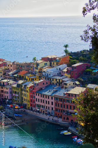 Landscape of the fishing village of Vernazza  Cinque Terre region of Liguria.
