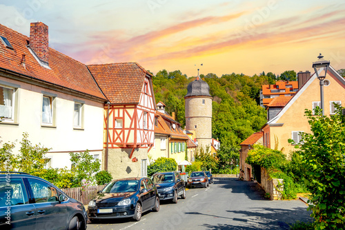 Altstadt, Marktbreit, Bayern, Deutschland 