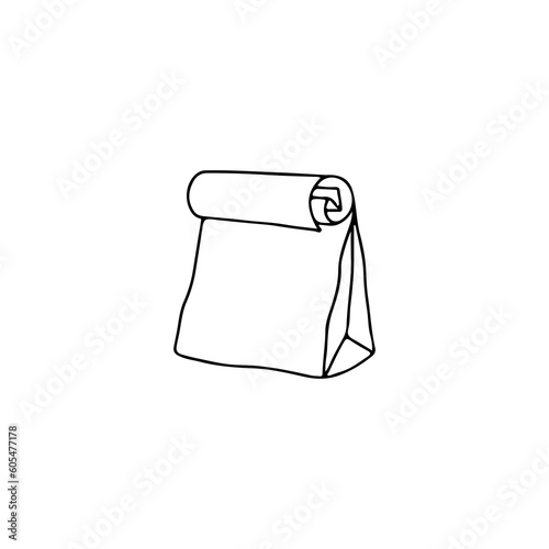 vector illustration of food wrap