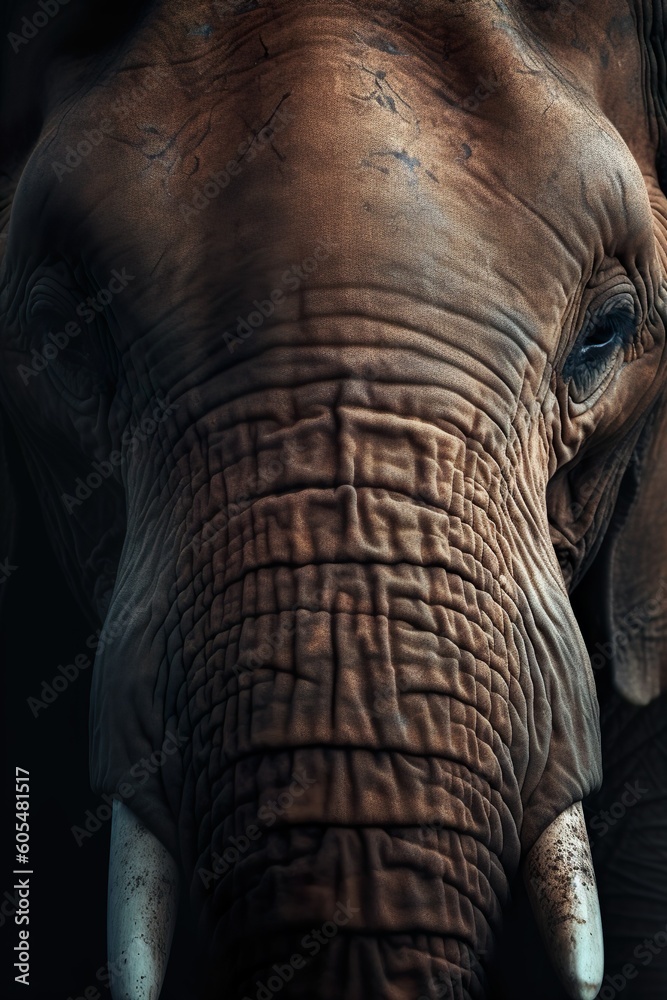 Zoo Animal Profile Picture of a Elephant Zoo Animal Profile Picture of a Elephant