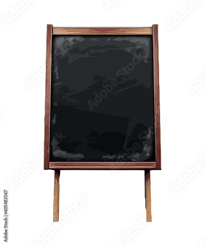 Old fashioned blackboard for teaching