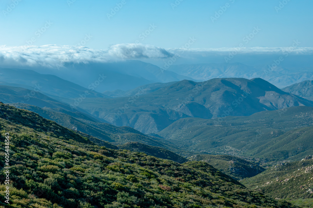 Pine Valley Vista, Sunrise Highway, Mt. Laguna, Julian California, San Diego County.