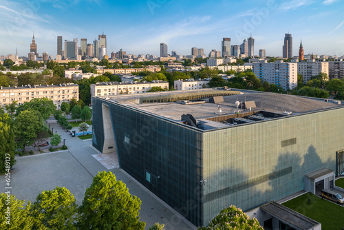 Museum of the History of Polish Jews 'Polin' from above photo