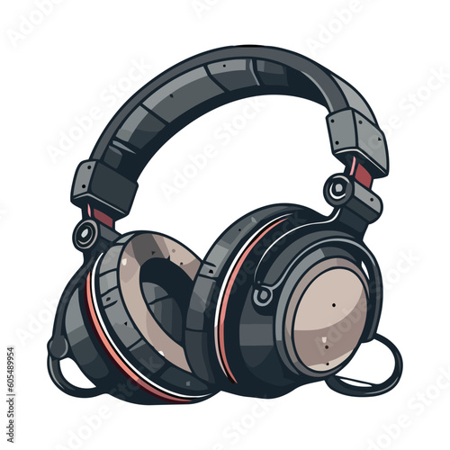 Vintage headphones, modern sound