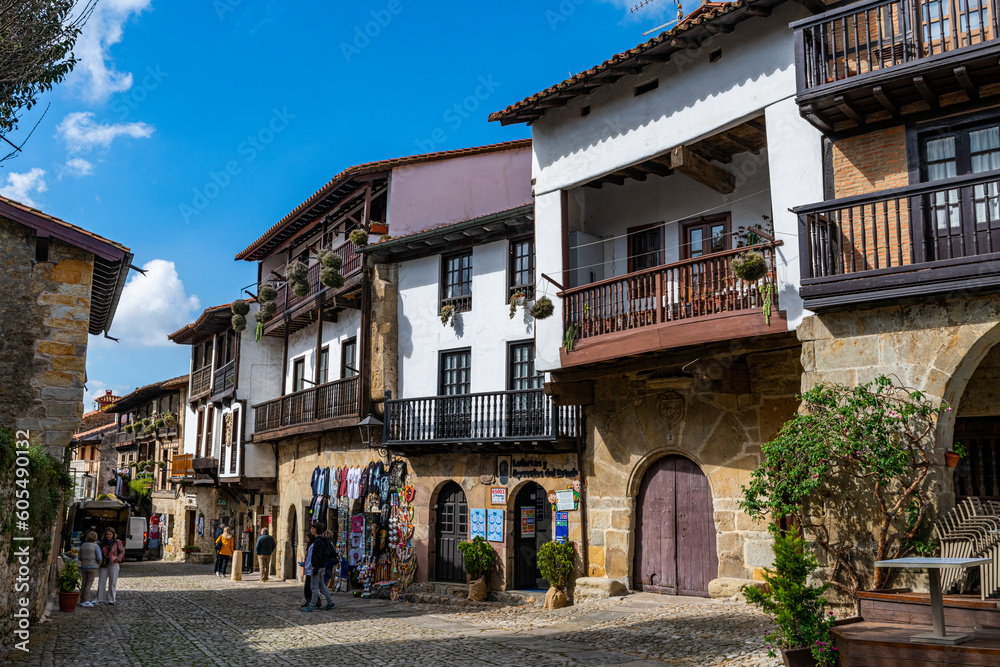 Historic town, Santillana del Mar, Cantabria, Spain, Europe Historic town, Santillana del Mar, Cantabria, Spain, Europe