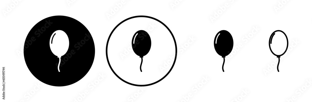 Balloon icon vector. air balloon icon isolated Balloon icon vector. air balloon icon isolated