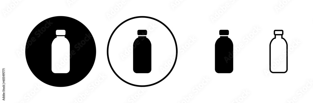 bottle icon vector. bottle icon in trendy flat design bottle icon vector. bottle icon in trendy flat design