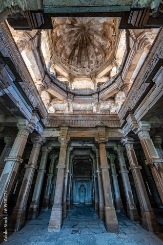 Jami Mosque, Champaner-Pavagadh Archaeological Park, UNESCO World Heritage Site, Gujarat, India, Asia photo