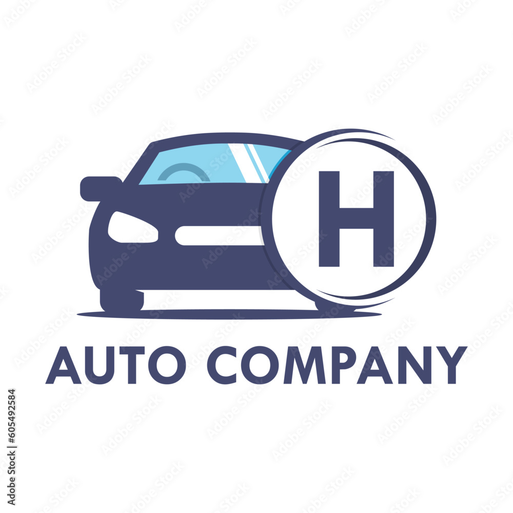 Letter h with car template illustration. Fonts for event, promo, logo, and poster. Alphabet label symbol for branding and identity. Letter h with car template illustration. Fonts for event, promo, logo, and poster. Alphabet label symbol for branding and identity.