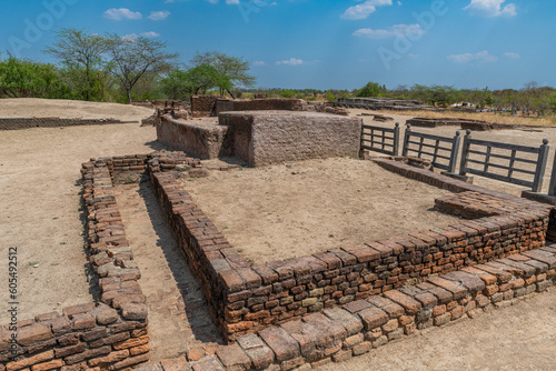 Lothal, southernmost site of the ancient Indus Valley civilisation, Gujarat, India, Asia photo