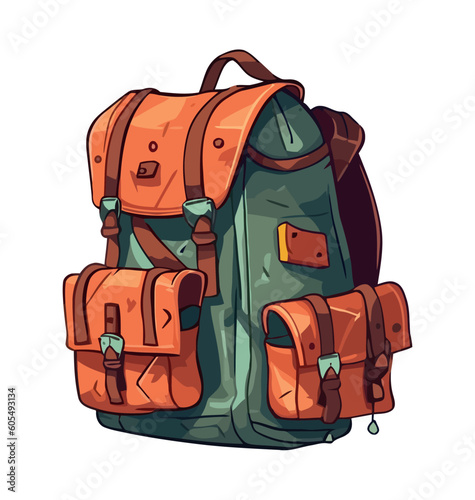 Backpack equipment adventure