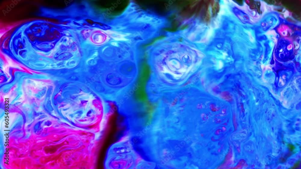 Abstract Colorful Ink Movements Spreads on Water Texture Footage. Abstract Colorful Ink Movements Spreads on Water Texture Footage.