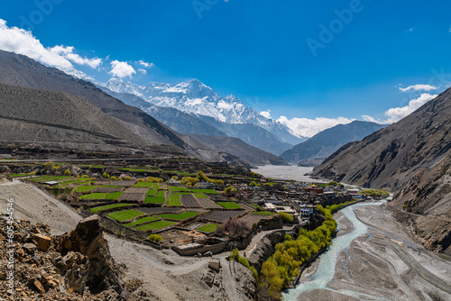 Kagbeni village, Kingdom of Mustang, Himalayas, Nepal, Asia photo