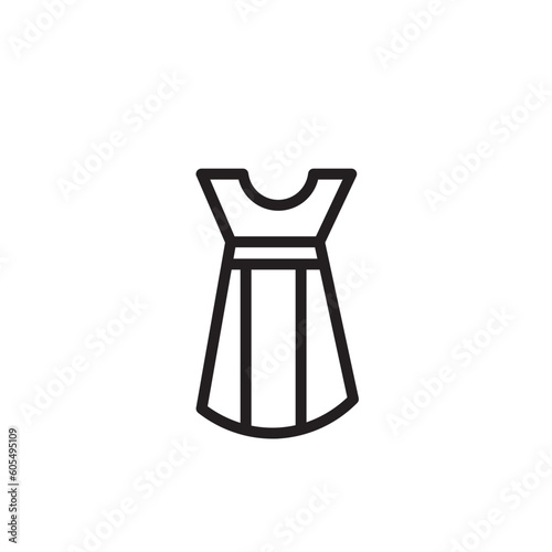 Dress Fashion Female Outline Icon