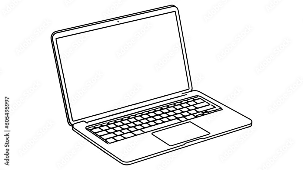 Laptop vector icon, logo, mockup isolated on white background. Laptop vector icon, logo, mockup isolated on white background.