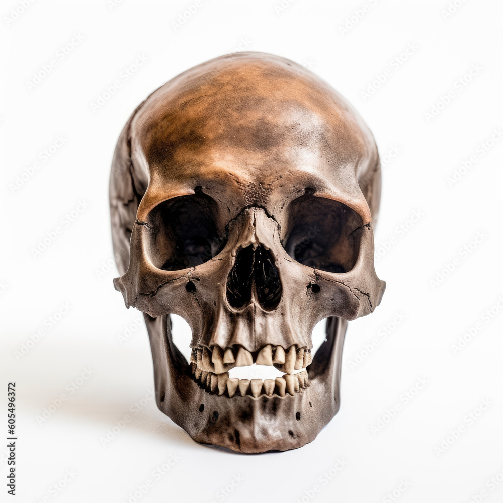 a skull of a human a skull of a human