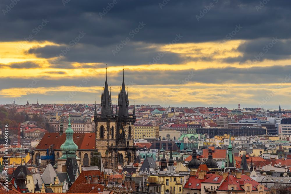 Church of Our Lady before Tyn, UNESCO World Heritage Site, Prague, Bohemia, Czech Republic (Czechia), Europe Church of Our Lady before Tyn, UNESCO World Heritage Site, Prague, Bohemia, Czech Republic (Czechia), Europe