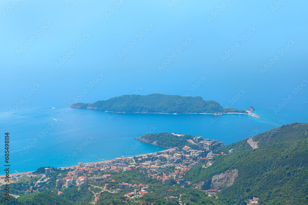 Sveti Nikola Island in  Budva Riviera