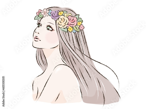 女性のイラスト素材