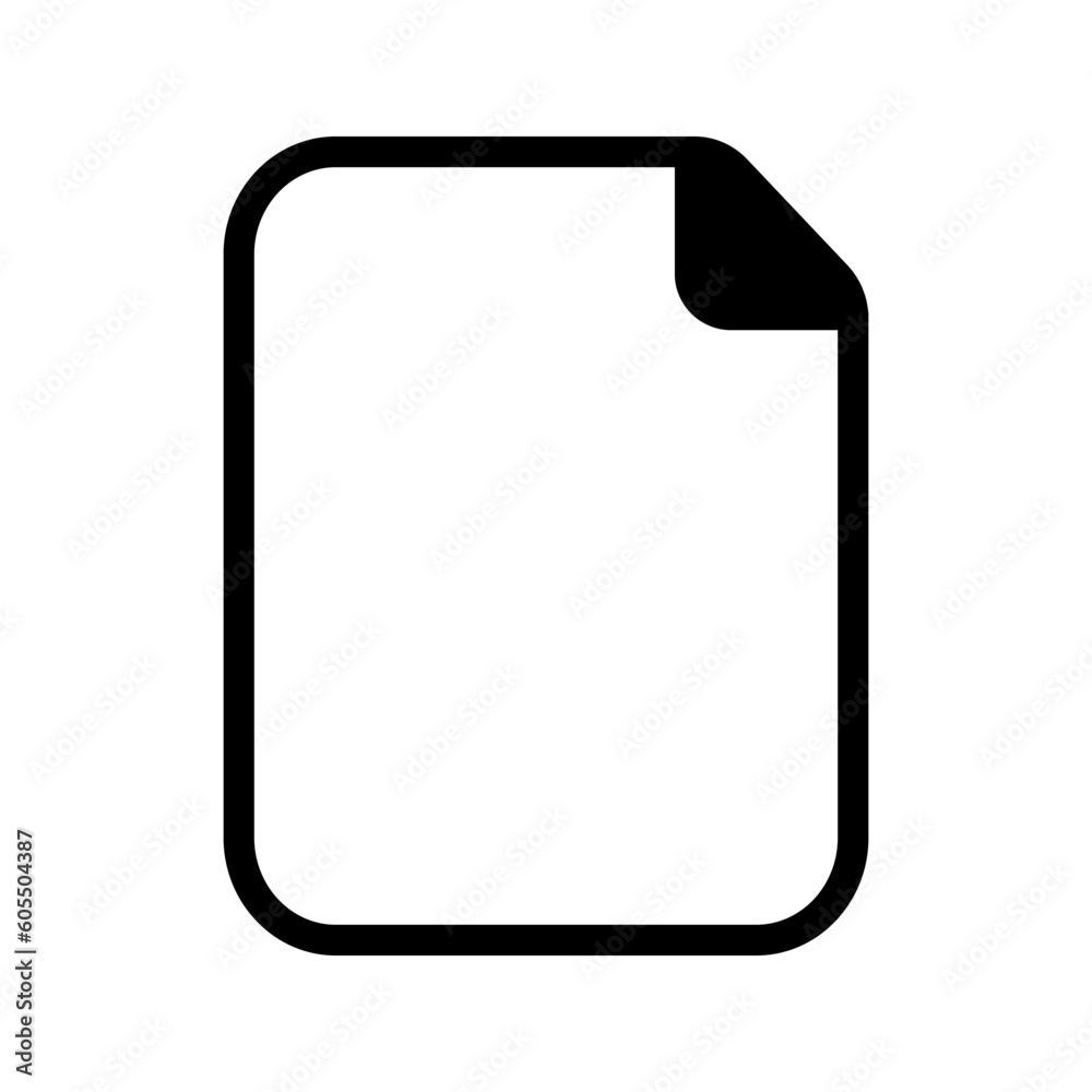 Page icon. sign for mobile concept and web design. vector illustration Page icon. sign for mobile concept and web design. vector illustration