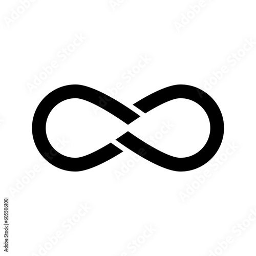 Infinity icon. sign for mobile concept and web design. vector illustration
