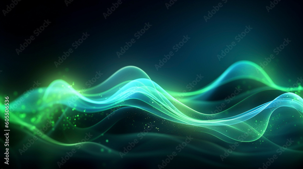 AI art Gradients light waves neon colors 光の波 AI art Gradients light waves neon colors 光の波