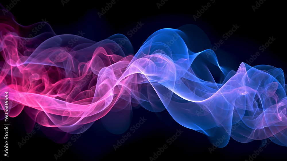 AI art Gradients light waves neon colors 光の波 AI art Gradients light waves neon colors 光の波