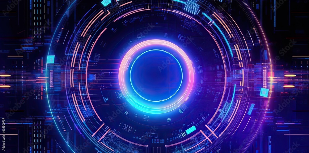 technology background with futuristic lines, and colored lights, in the style of light indigo, Abstract sci-fi background material technology background with futuristic lines, and colored lights, in the style of light indigo, Abstract sci-fi background material