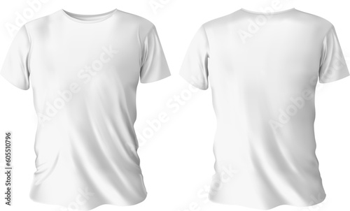 Photo 3D Realistic Editable BASIC TSHIRT MERCH TEMPLATE VECTOR DESIGN	Unisex front and